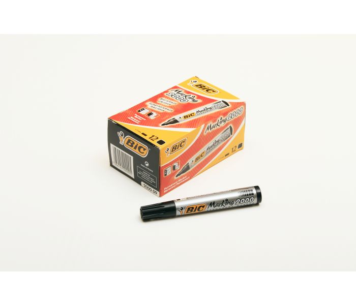 Bic Permanent Markers Bullet Tip Black