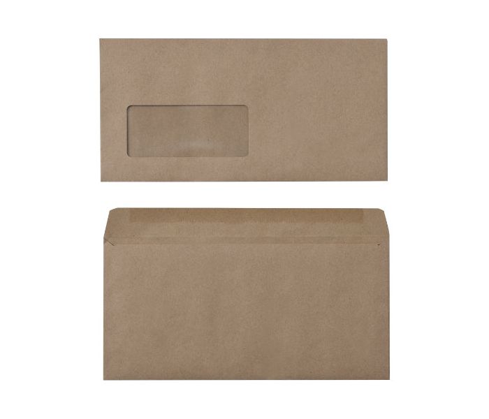 C5 Manilla Envelopes 229mm x 162mm, Window, 500 per box