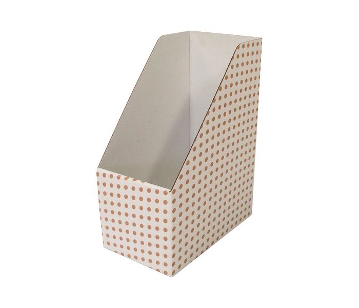 Spotty Large Magazine Box, 234 x 142 x 320mm, pack of 3