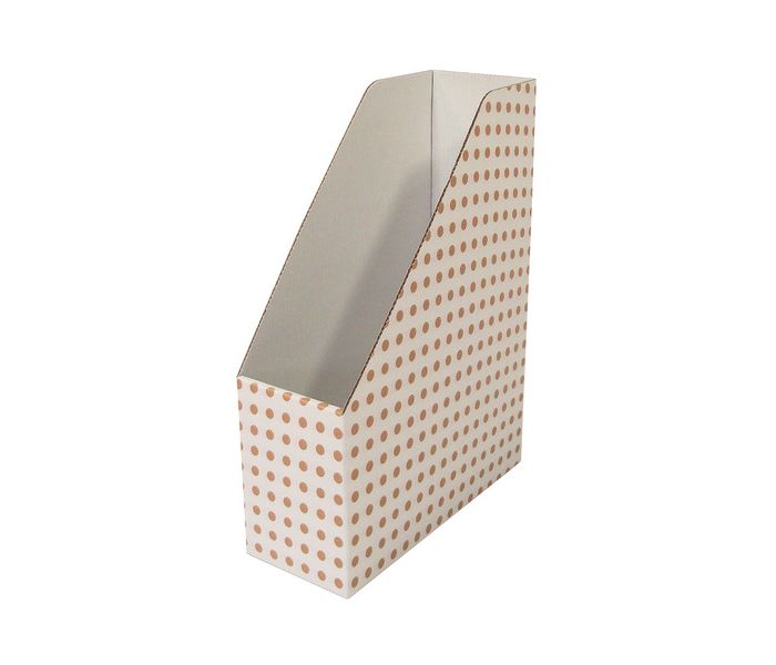 Spotty Slim Magazine Box, 234 x 94 x 320mm, pack of 3