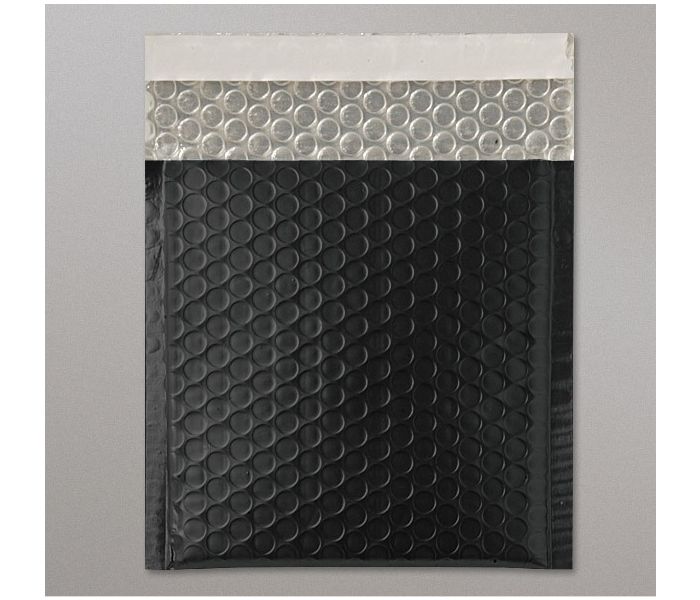 Metallic Matt Foil Bubble Bag - Black - 324mm x 230mm - A4, 10 per pack