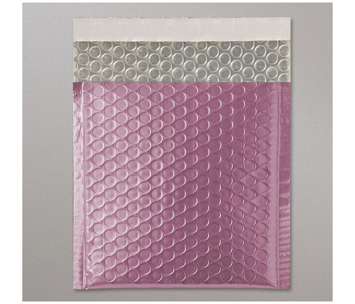 Metallic Matt Foil Bubble Bag - Lilac - 250mm x 180mm - DVD, 10 per pack