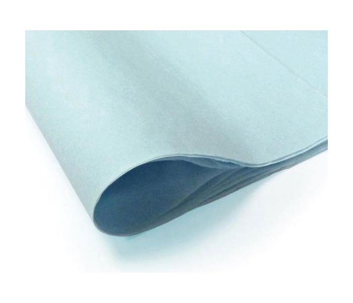Sky blue tissue paper