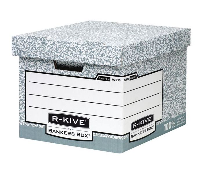 Bankers Storage Box - 292H x 335W x 404D, 10 per pack