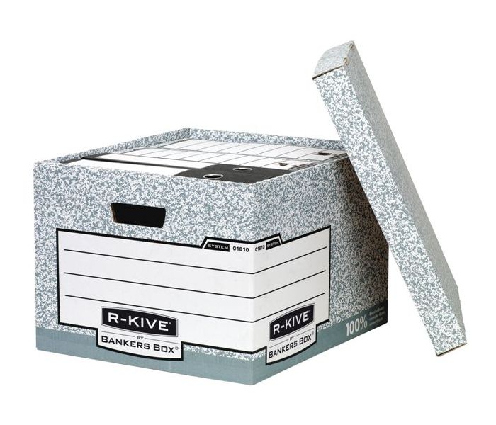 Bankers Storage Box - 294H x 387W x 445D, 10 per pack