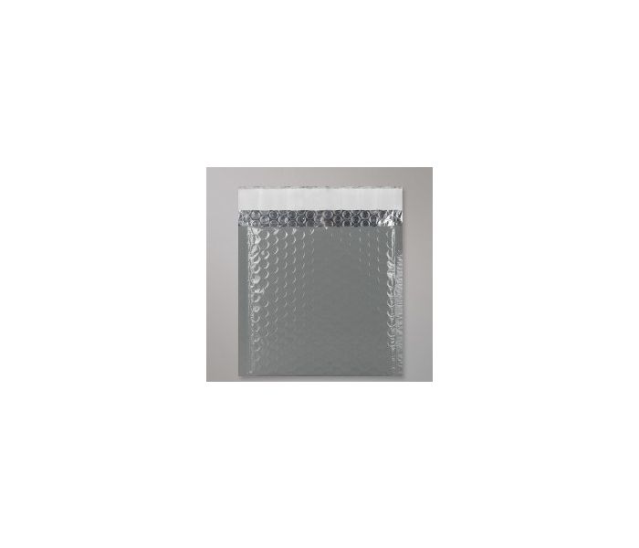 Metallic Gloss Foil Bubble Bag - Dark Grey - 324mm x 230mm - A4, 10 per pack