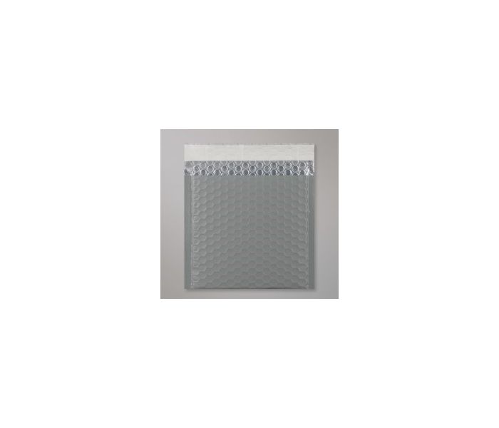 Metallic Matt Foil Bubble Bag - Dark Grey - 165mm x 165mm - CD, 10 per pack