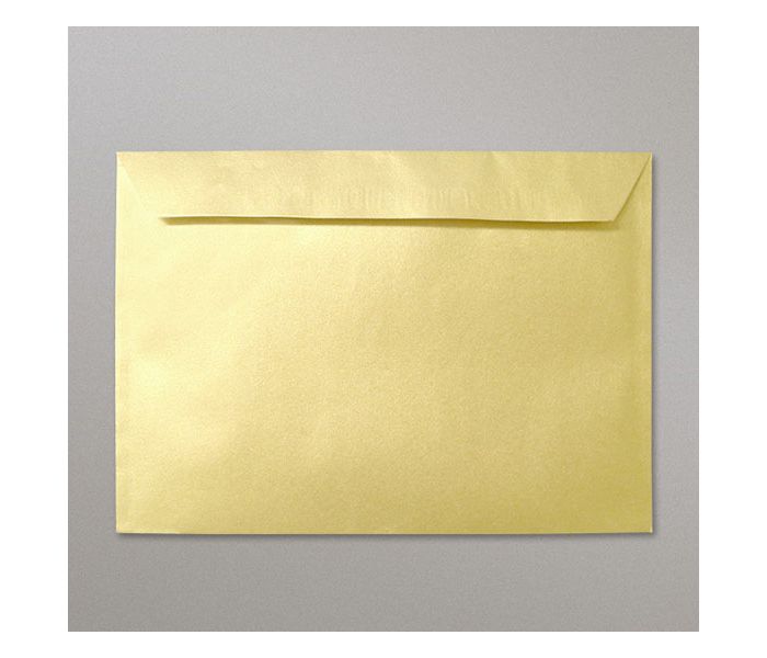 Gold Envelopes - Peel & Seal Closure, 10 Pack
