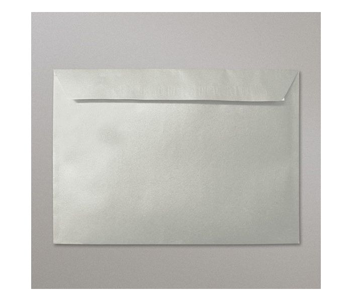 Silver Envelopes Peel and Seal - Peel & Seal Closure, 10 Pack