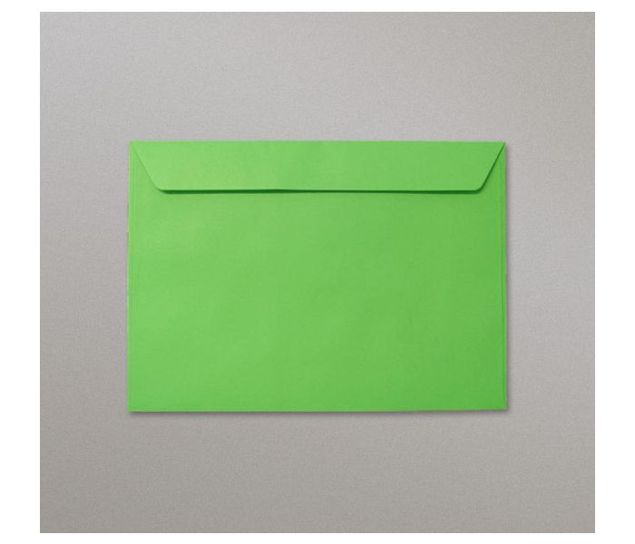 Green Envelopes - Peel & Seal Closure, 10 Pack