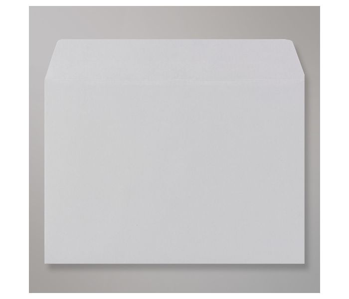 Grey Envelopes - Peel & Seal Closure, 10 Pack