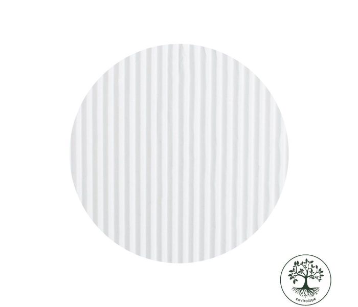 WHITE CORRUGATED BAG - 340 X 240MM - BOXED IN 100'S