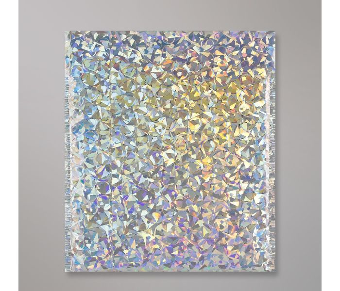 Holographic Metallic SILVER Bubble Bag - 165mm x 165mm - CD, 10 per pack