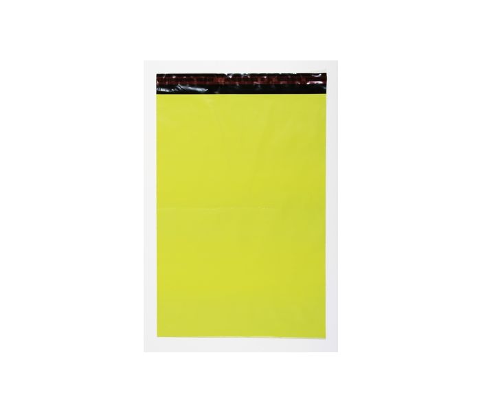 Coloured Mailing Sacks 250 x 350 + 40mm, Yellow, pk of 500