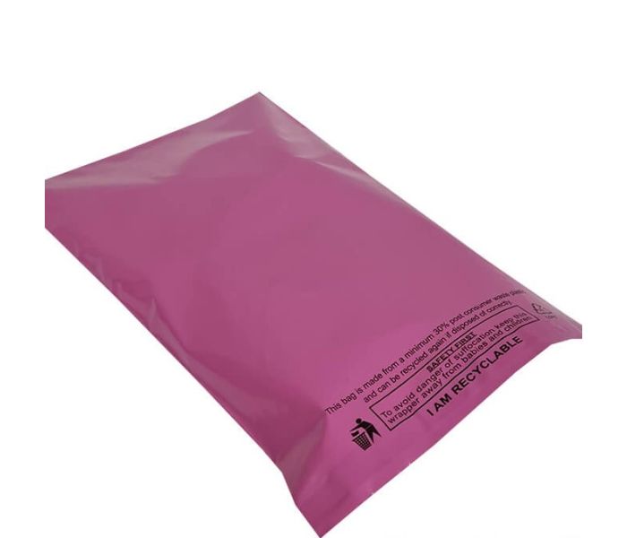 Pink Mailing Bags - 250mm x 350mm, 500 bags per pack
