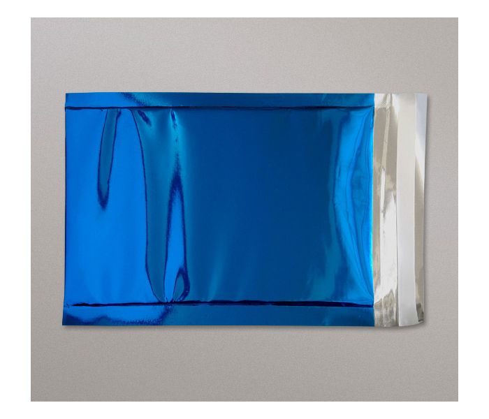 Blue gloss foil bags
