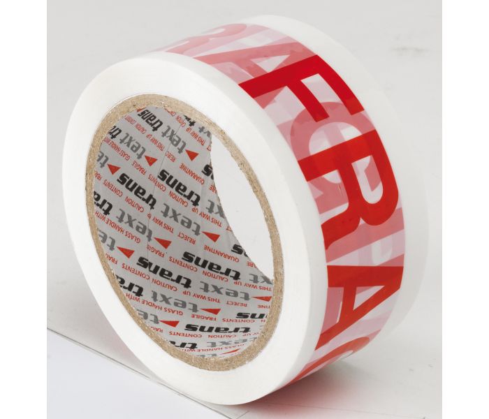 Printed Packaging Tape - Fragile, 36 rolls per pack