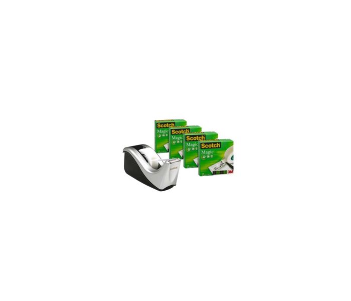 Scotch Wave Dispenser with 4 rolls of tape
