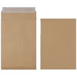 Premium Brown Gusset Envelopes Block Bottom C4