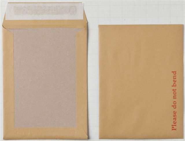 board backed envelopes