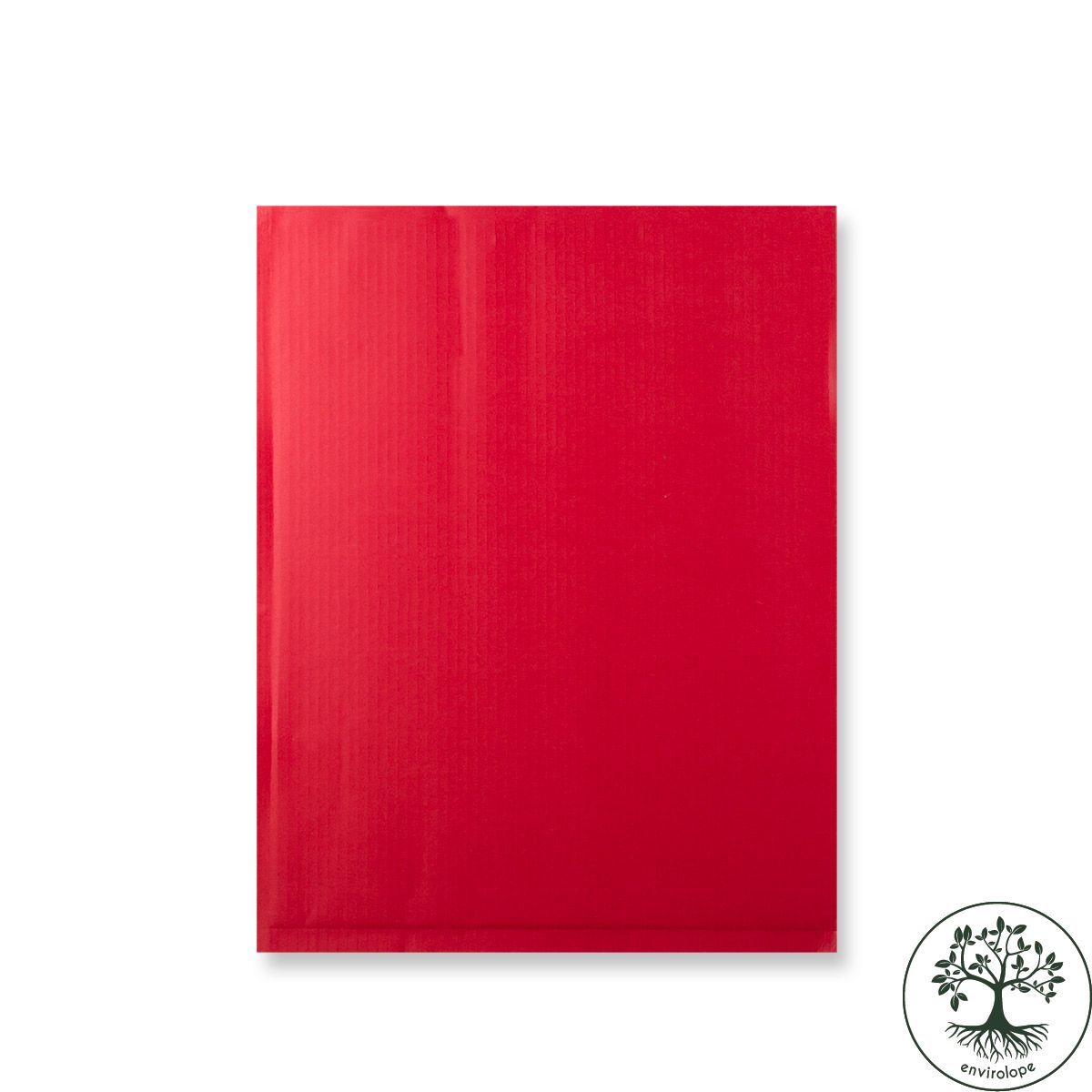 RED CORRUGATED BAG - 470 X 350MM - BOXED IN 100'S