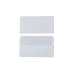 White Business Envelopes - Plain DL - 80GSM box 1,000