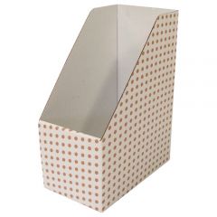 Spotty Large Magazine Box, 234 x 142 x 320mm, pack of 3