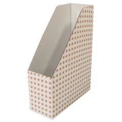 Spotty Slim Magazine Box, 234 x 94 x 320mm, pack of 3