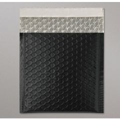 Metallic Matt Foil Bubble Bag - Black - 450mm x 320mm - A3, 10 per pack