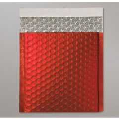 Metallic Matt Foil Bubble Bag - Red - 324mm x 230mm - A4, 10 per pack
