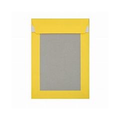 Yellow Board Backed Envelopes - 229 x 162