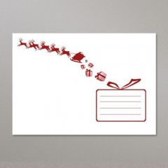 Flying Santa Envelopes - C6, 20 per pack