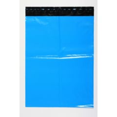 Coloured Mailing Sacks 425 x 600 + 40mm, Blue, pk of 500
