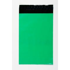Coloured Mailing Sacks 425 x 600 + 40mm, Green, pk of 500