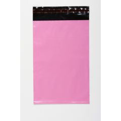 Coloured Mailing Sacks 425 x 600 + 40mm, Pink, pk of 500