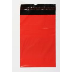 Coloured Mailing Sacks 425 x 600 + 40mm, Red, pk of 500