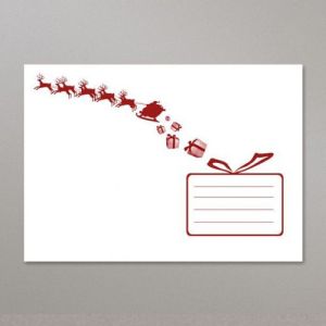 Flying Santa Envelopes